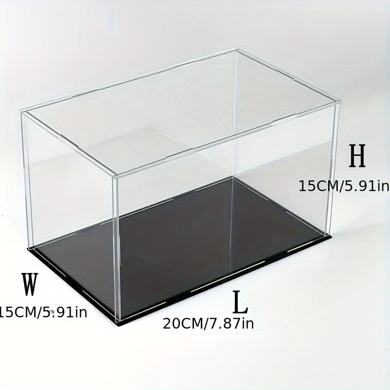 Transparent Acrylic Display Case, Stackable Doll Box, Vertical Assembly Stand, Base, Pop Character Figures Dustproof Collector's Box