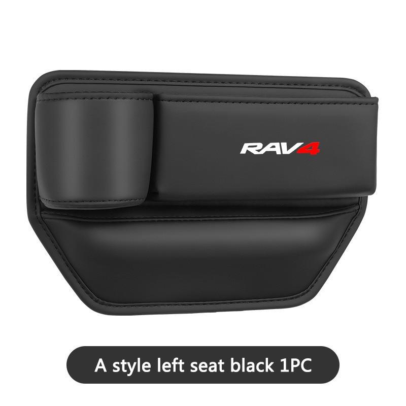 Car Seat Gap Organizer Console, Crevice Side Storage Box, Slit Gap Filler for Toyota Rav4, Logo, Gr 86, Supra, Yaris, Prius, Corolla, C-Hr, Auris, Trd