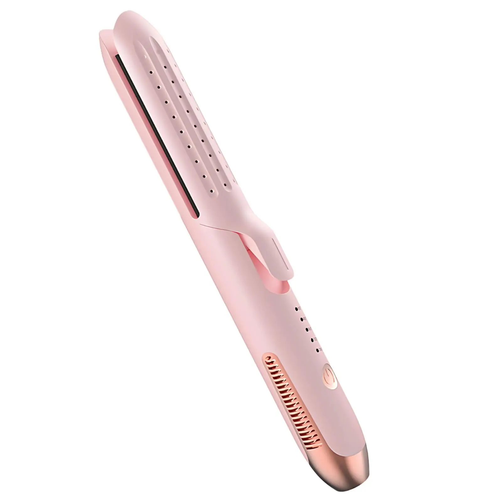 2‑in‑1 Ceramic Hair Curler & Straightener, 10.8 Inch Cool Wind Hair Styler with Adjustable Temp, Portable Styling Tool