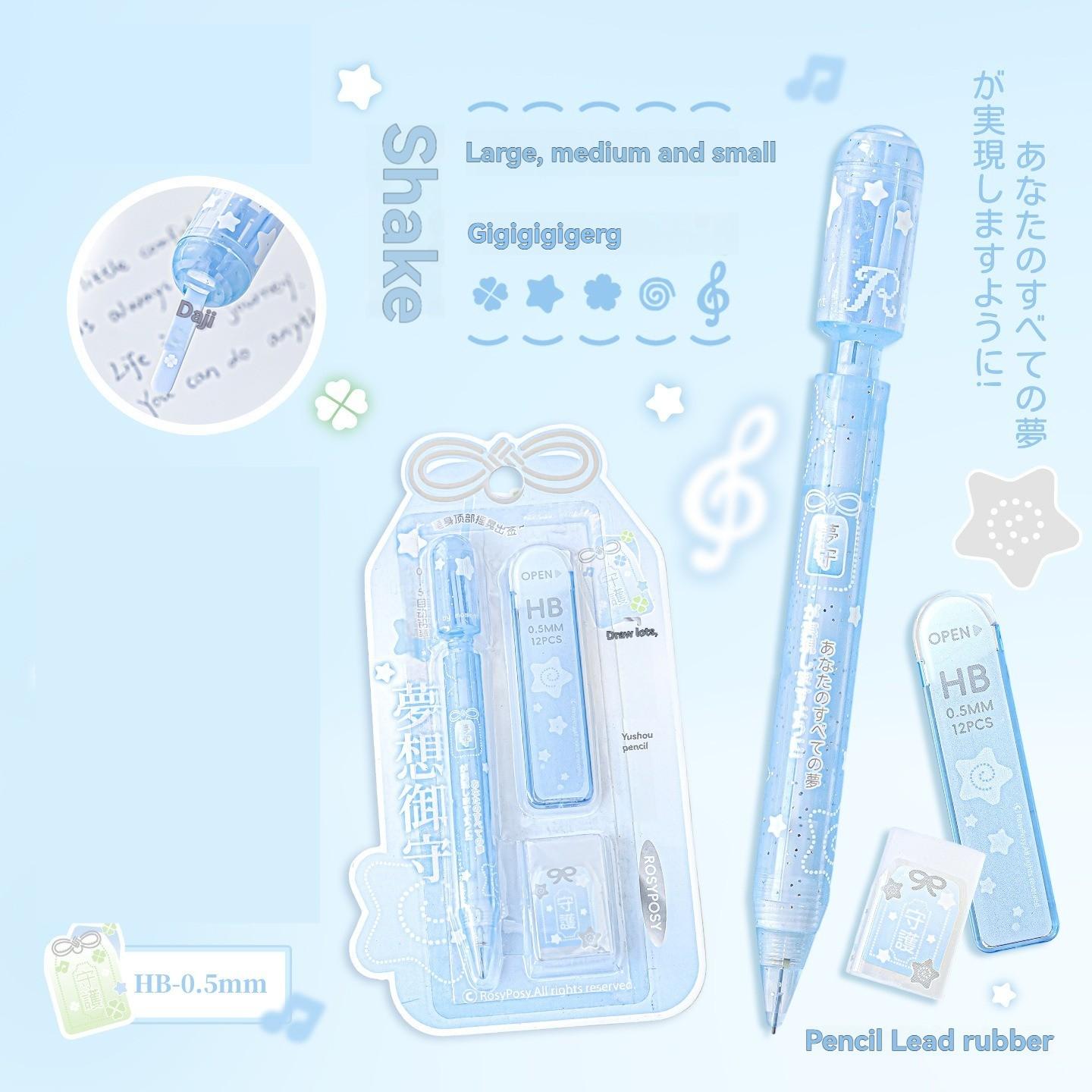 Student-Designed Continuous Lead Automatic Pencil Set, Ideal for Academic Use, Durable & Smooth Writing Instrument