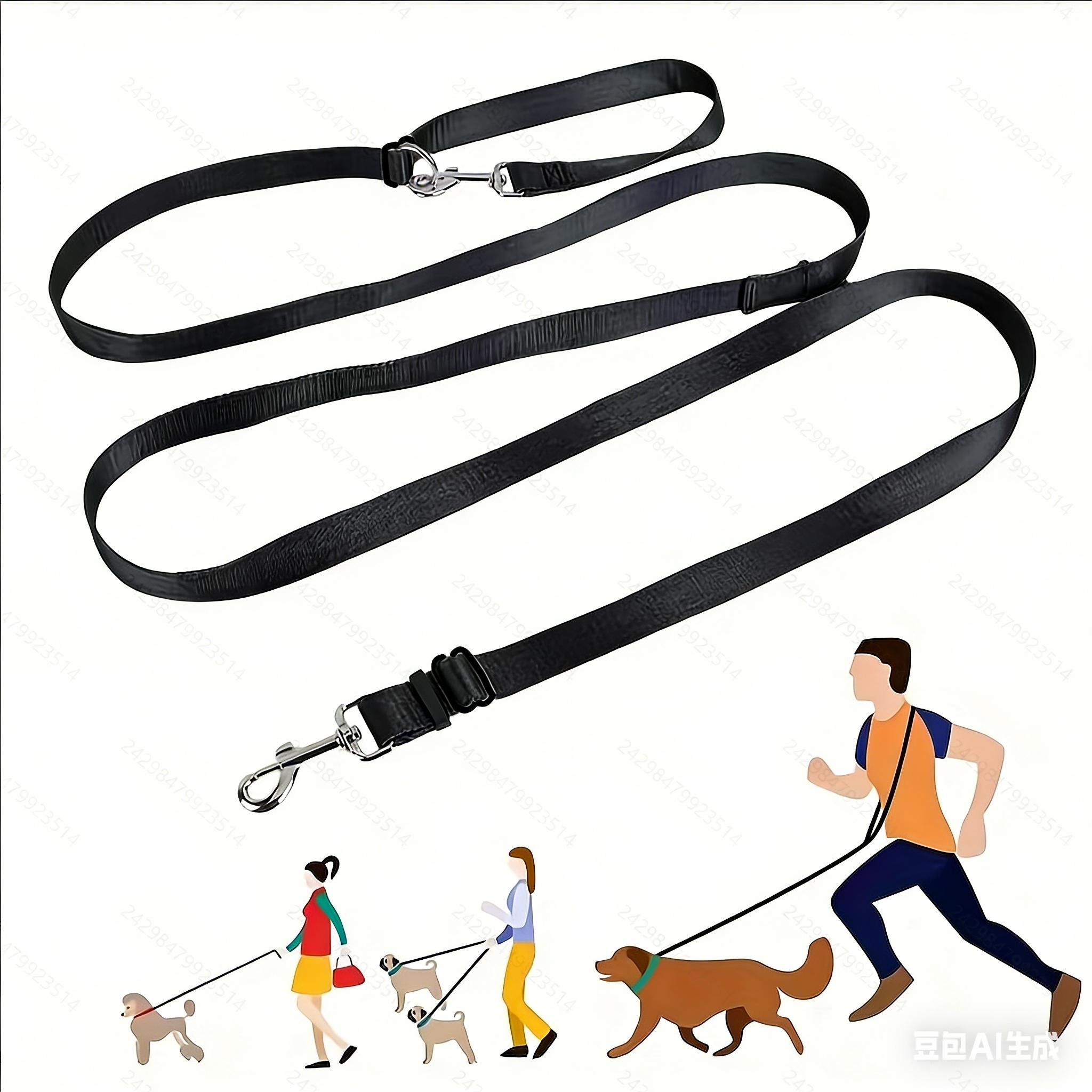 Adjustable Pet Leash, Gradient Color Outdoor Dog Walking Leash, Durable and Comfortable Pet Harness, Ideal for Daily Walks