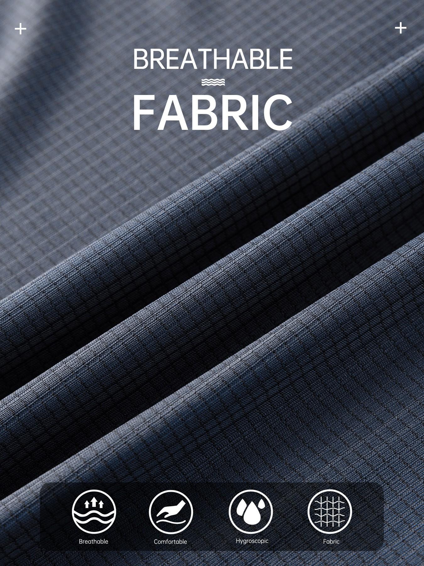 Men's Sporty Quick-Dry Breathable Top, Ideal for Fitness Running, Stylish Casual Wear, Lightweight Moisture-Wicking Tee