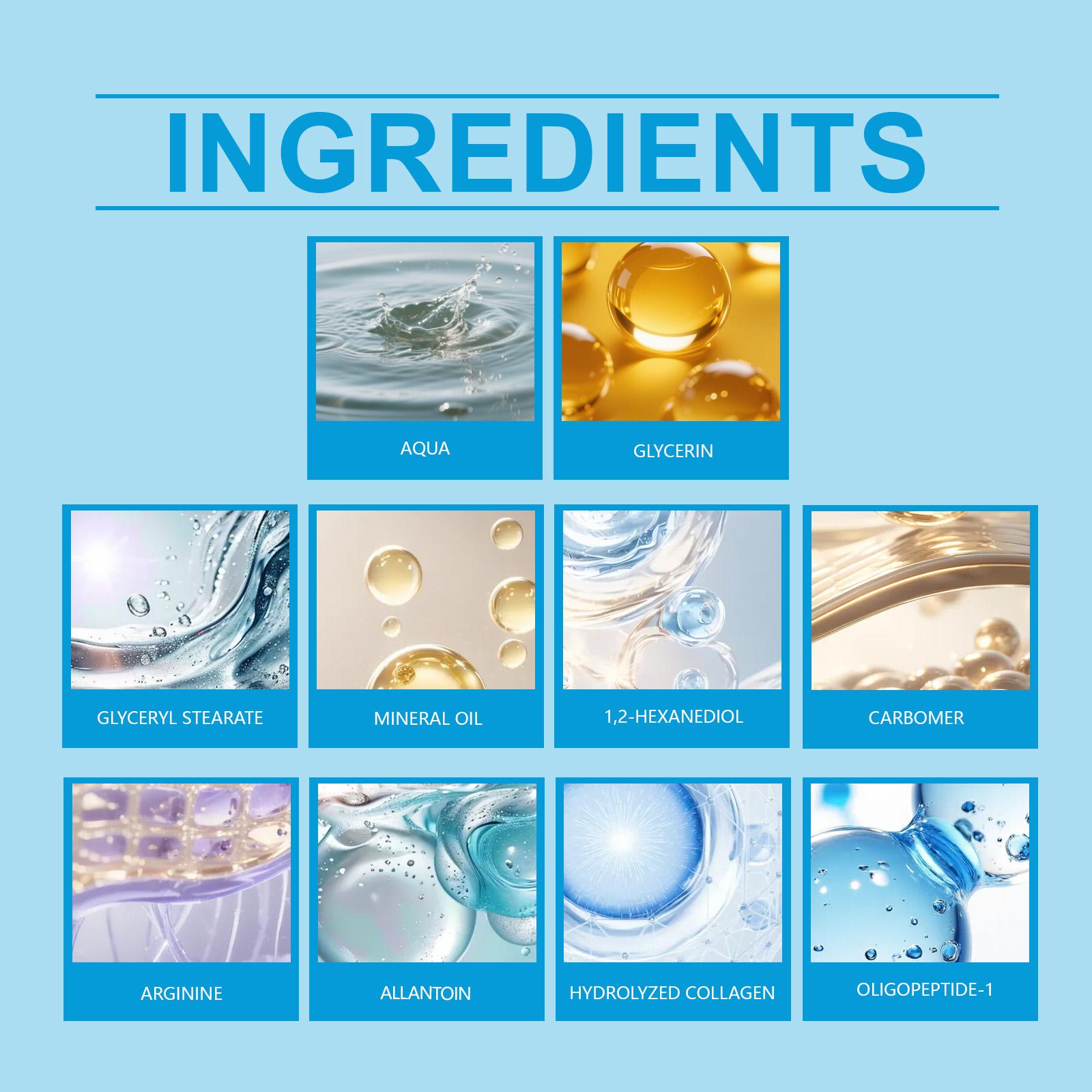 Zyvarn Collagen Skin Nourishing Cream Daily Gentle Massage to Care for Facial Skin, Making It Elastic, Delicate and Moisturizing