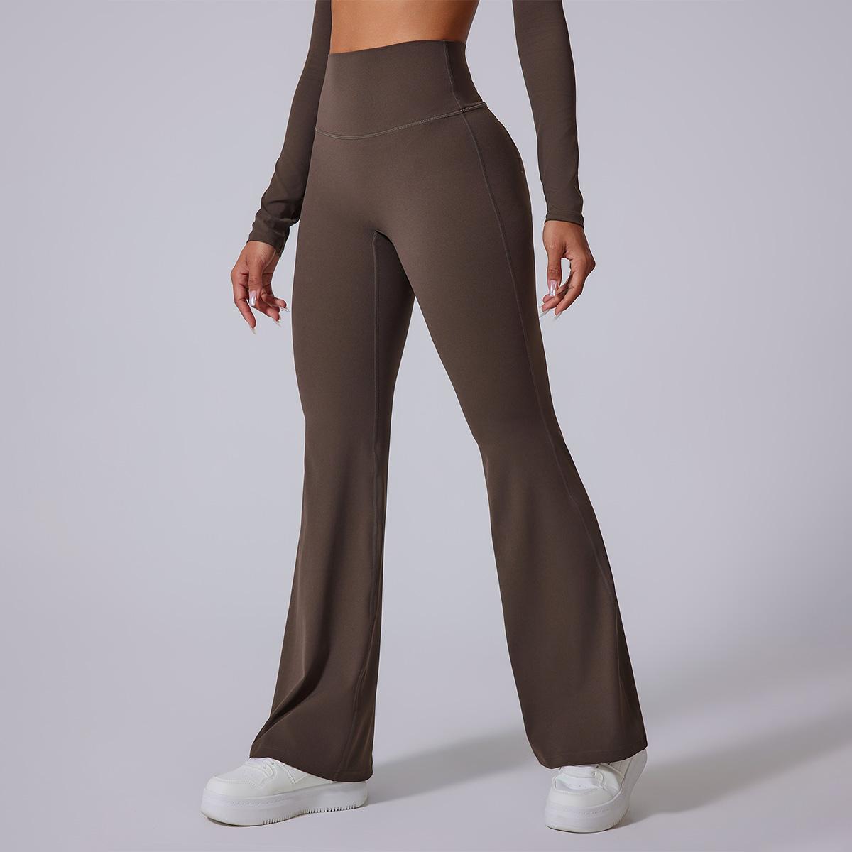 MASKERT Women's High Waisted Tummy Control Butt Lifting Shaping Yoga Bootcut Leggings for Training & Casual Wear SpringStatements