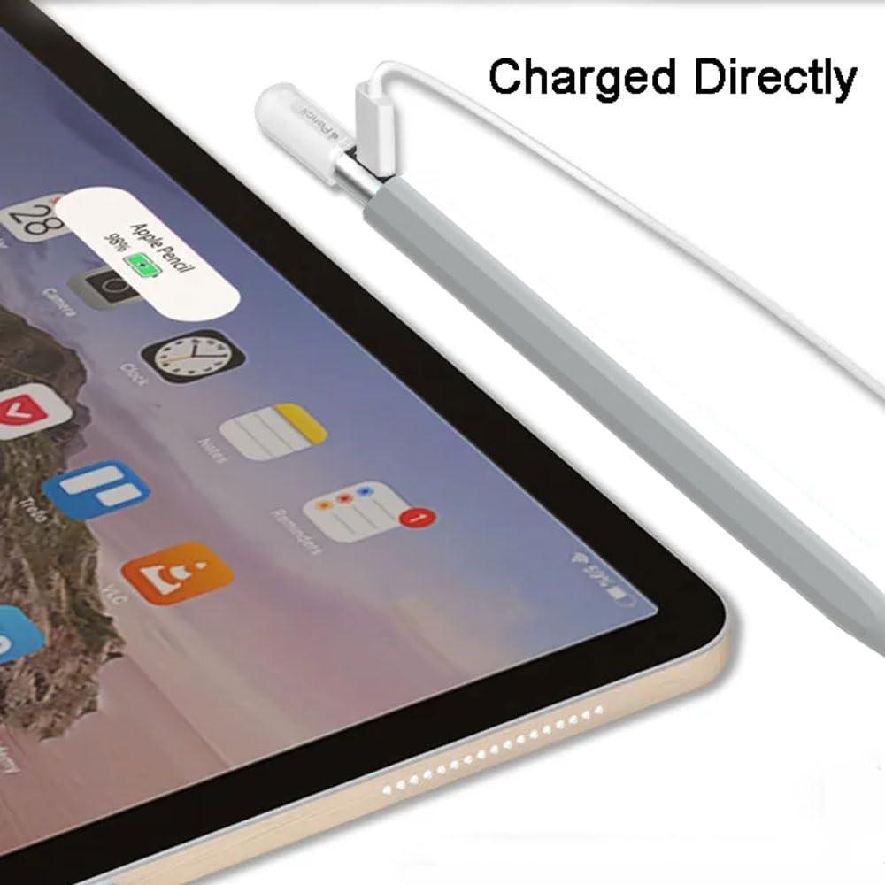 Silicone Colorful Touch Pen Case for Apple Pencil Gen 1 & 2, Anti-Slip Design, Durable and Stylish, Writing Support, Comfortable Top