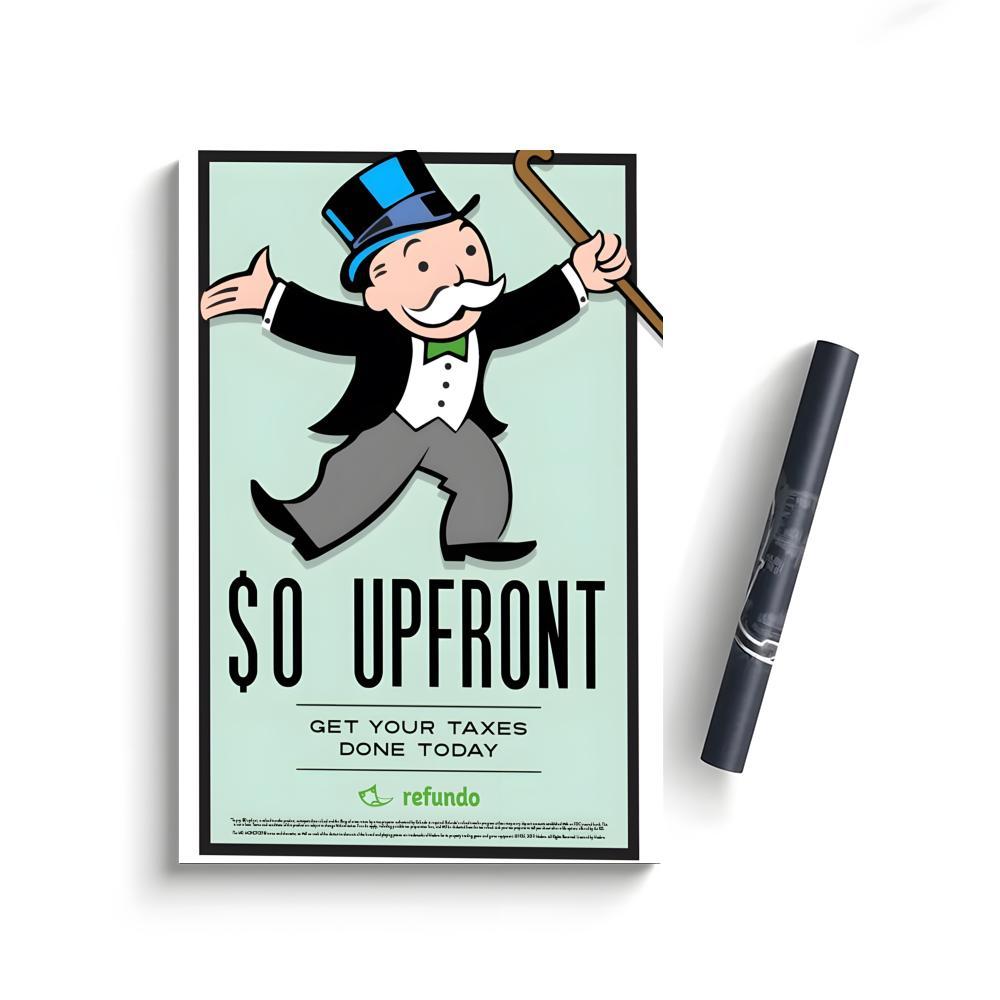 M-Monopoly M-Millionaire Money Poster Bedroom Home Decor Art Poster Perfect Gift for Family and Friends