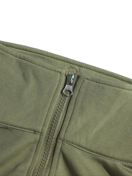 Women's Zipper Jacket & Striped Wide-Leg Pants Set, Streetwear & Casual, Two-Piece Suit for Daily Wear, Airport Outfit