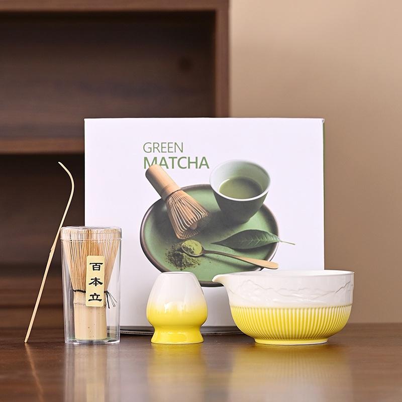 Japanese Matcha Set, Chasen Tea Whisk Kit, Song Dynasty Pointing Tea Tools, Stirrer Tea Ceremony Accessories, Traditional Tea Making Equipment