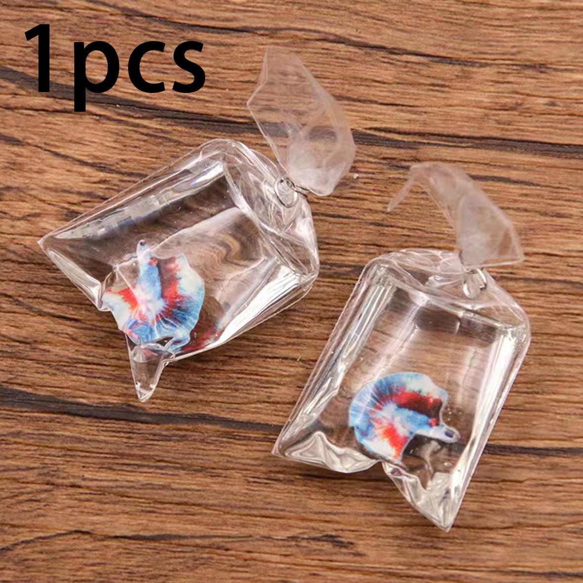 DIY Transparent Resin Fish Pendant, Clownfish Pocket Charm Jewelry Accessory, Unique DIY Craft Kit for Creative Gifts & Decorations