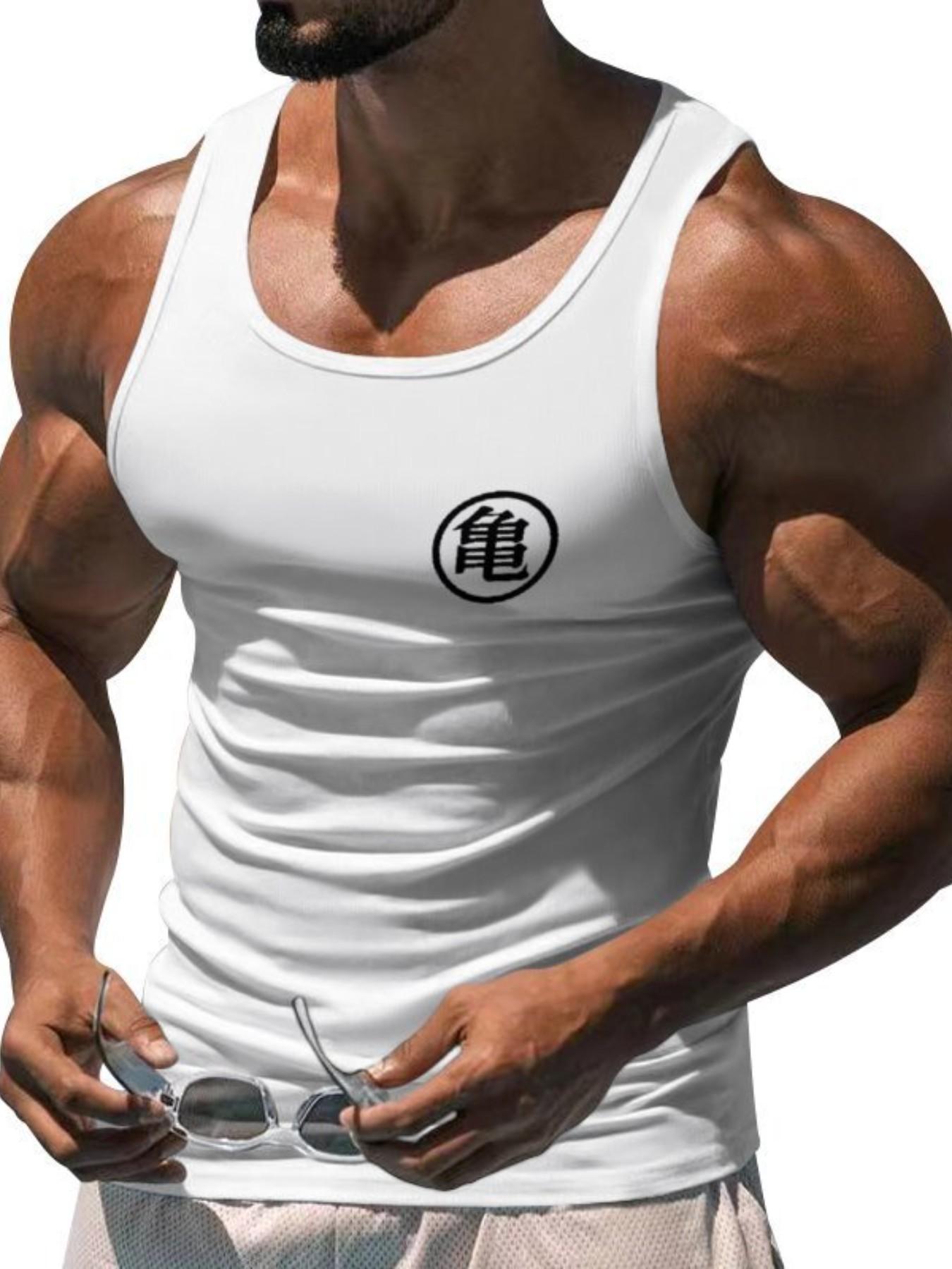 Dragon Ball DBZ, Sun Wukong, suitable forboth men and women, summer streetwear,80s and 90s patterns, teescotton anime vest,sports and fitness vest, men's gift