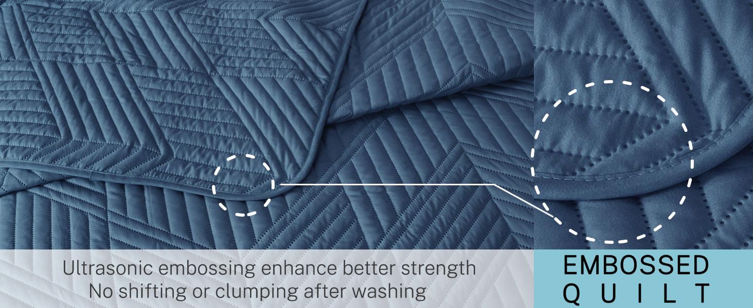 Exclusivo Mezcla Quilt Bedding Set, Lightweight Bedspreads Soft Modern Geometric Coverlet Set for All Seasons Exclusivo Mezcla Quilt Bedding Set, Lightweight Bedspreads Soft Modern Geometric Coverlet Set for All Seasons