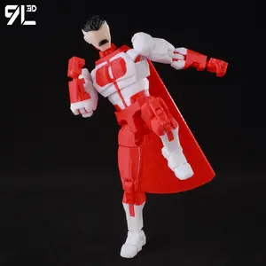 9L3D Multi-Joint Articulated Figure T13 Dummy13 Lucky13 Invincible OmniMan Collectible Model Kit Pre-Assembled Gift Statue Toys