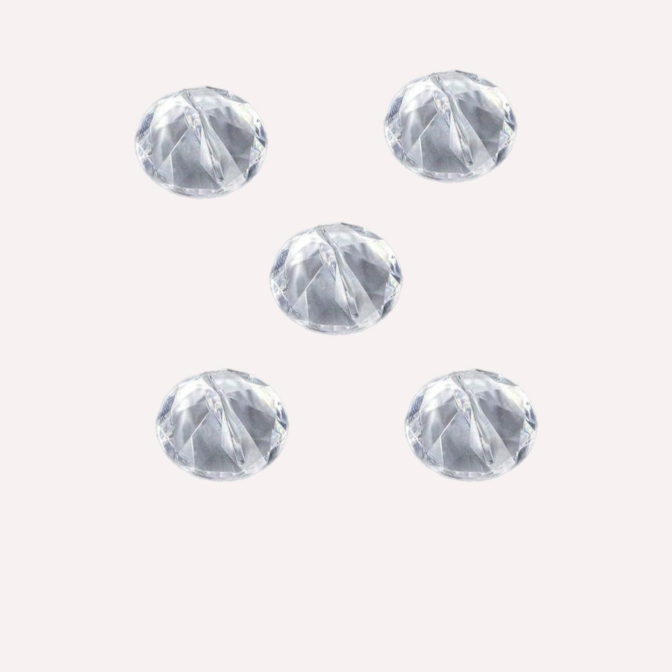 5pcs Diamond Name Card Holders Crystal Seat Markers Wedding Party Decorations, Round Message Cards DIY Jewelry Display Stand