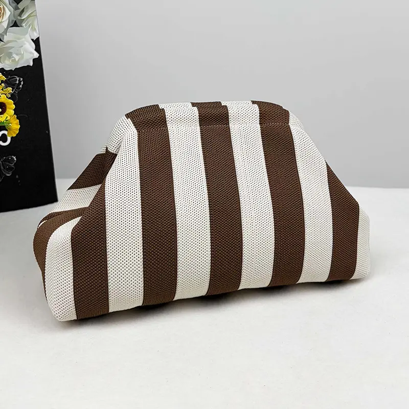 Pinstripe [Coffee + Beige]