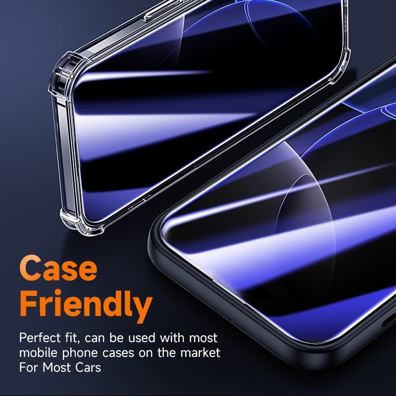 Clear & Privacy Protections Screen Protector, for iPhone 17 Pro Max/16/15 Plus/14/13/12/11 Series/ Auto Dust Elimination, Bubble Free, HD,【Different Color Different Function：Black: with 28° Privacy Protections, Clear: Only 4K HD】, National Day Offers