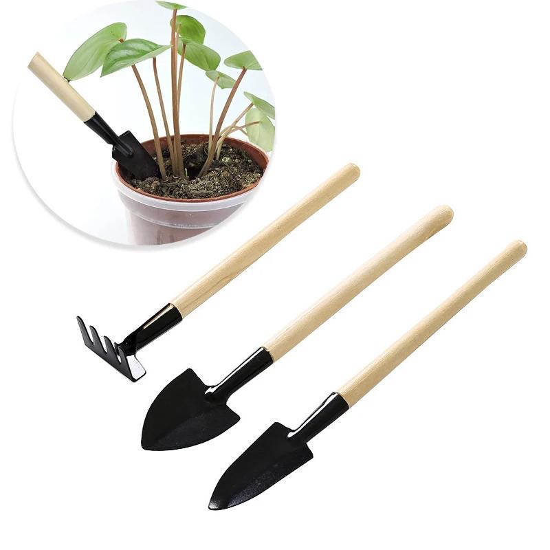 Mini Gardening Tools Set, 3-Piece Succulent Gardening Tool Set,  Stainless Steel Mini Shovel, for Succulents, Plants, Outdoor.