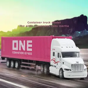 1/48 Big Size Container Truck Removable Windup Toy Children Gift