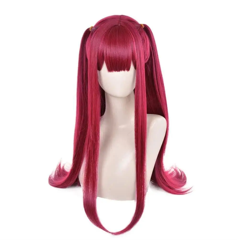 Panty & Stocking With Garterbelt Stocking Anarchy Cosplay Wig Mixed Blue Pink Hair Long Party Anime Synthetic Wigs