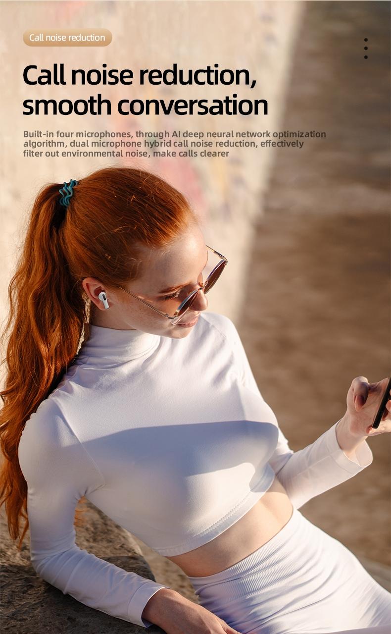 Wosd 2026 TWS Wireless Headset Earbuds, True Wireless Freedom, HiFi Sound, Dolby Bass, Bluetooth-compatible, USB PD Charging, Ideal for Sports and Music
