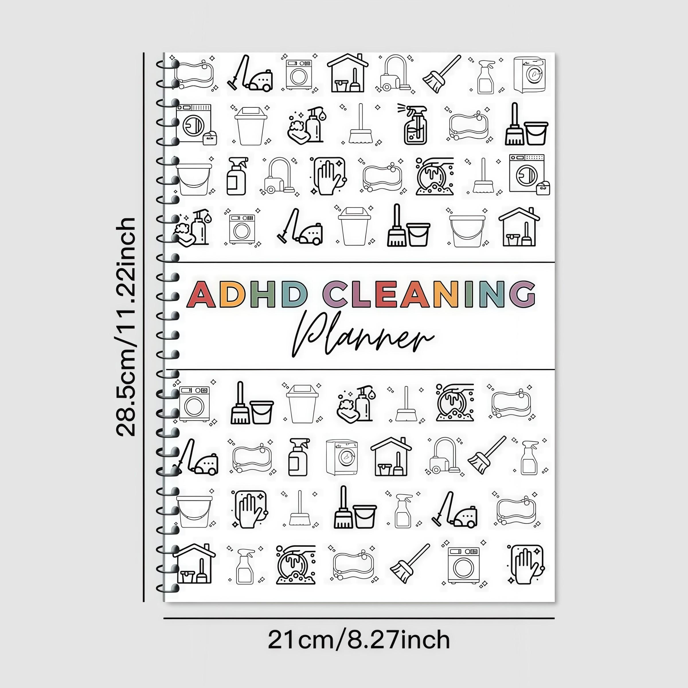 Household Daily Cleaning Schedule Planner, Cleaning Tasks Planner, 1 Count Cleaning Checklist Schedule Notebook, Cleaning Planner Notebook, Cleaning Routine, Office Stationery & Supplies #GLOBAL PICKS