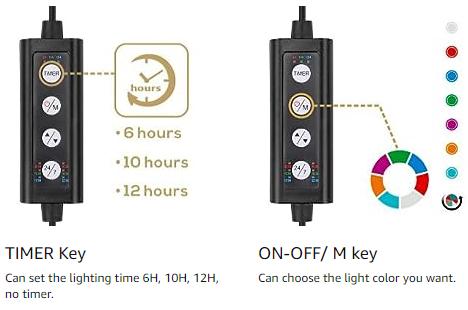 hygger Clip On 24/7 Lighting Aquarium LED Light, 14W Sunrise-Daylight-Moonlight and DIY Mode, Adjustable Timer / Brightness Fish Tank Light with 7 Colors for Planted Tank Aquatic Life Outdoorfun hygger Clip On 24/7 Lighting Aquarium LED Light, 14W Sunrise-Daylight-Moonlight and DIY Mode, Adjustable Timer / Brightness Fish Tank Light with 7 Colors for Planted Tank Aquatic Life Outdoorfun