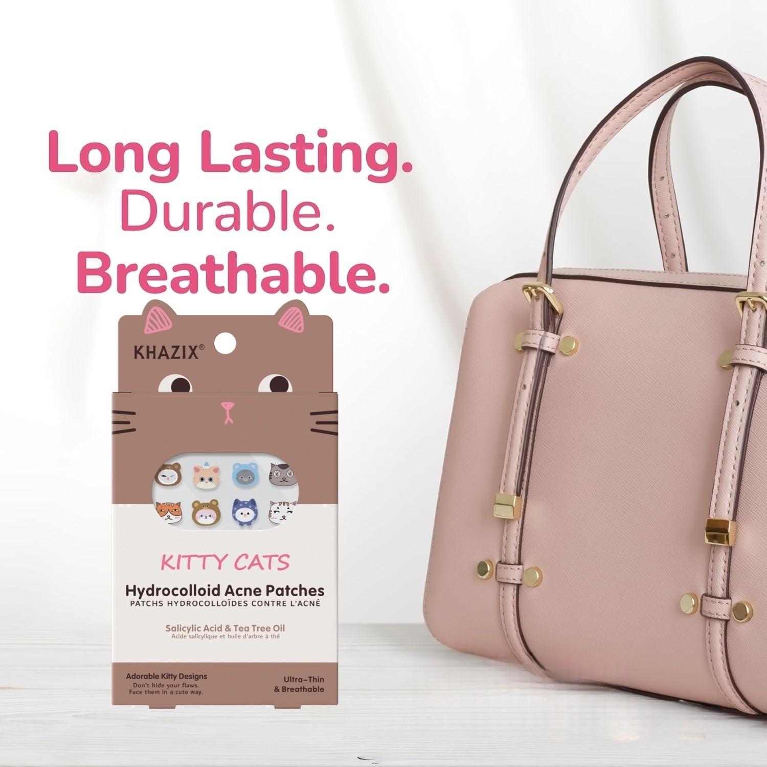 40pcs Cartoon Cat Acne Patches, Cute Cartoon Face Concealer Stickers, Cover Blemishes, Invisible Flaws, Suitable for All Skin Types