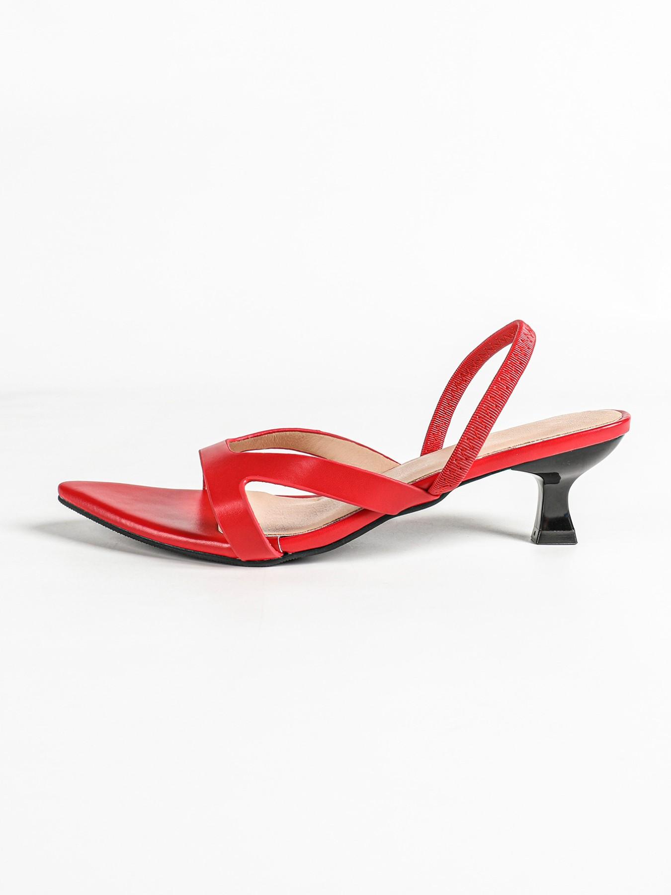 Minimalist V-Shape Pointed Toe Sandals, Unlock Urban Women's Sharp Elegance, Stylish Summer Footwear for City Life