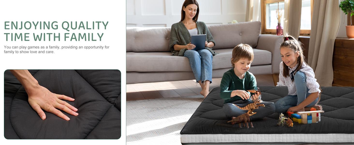 MOPHOTO Japanese Floor Mattress Futon Mattress, Twin/Full/Queen Size Foldable Mattress, Roll Up Mattress Sleeping Tatami Mat Floor Lounger Guest Bed MOPHOTO Japanese Floor Mattress Futon Mattress, Twin/Full/Queen Size Foldable Mattress, Roll Up Mattress Sleeping Tatami Mat Floor Lounger Guest Bed