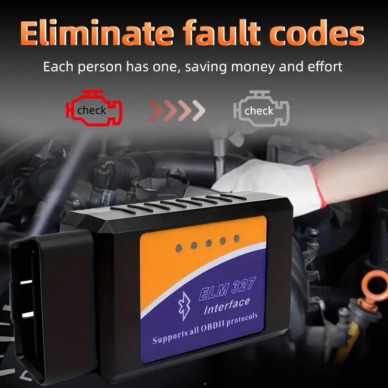 Wireless Obd2 Scanner, Car Diagnostic Scanner, Full System Scan & Emission Test, Real-Time Data Analysis Via Android & iOS, No Battery Needed, Durable Design