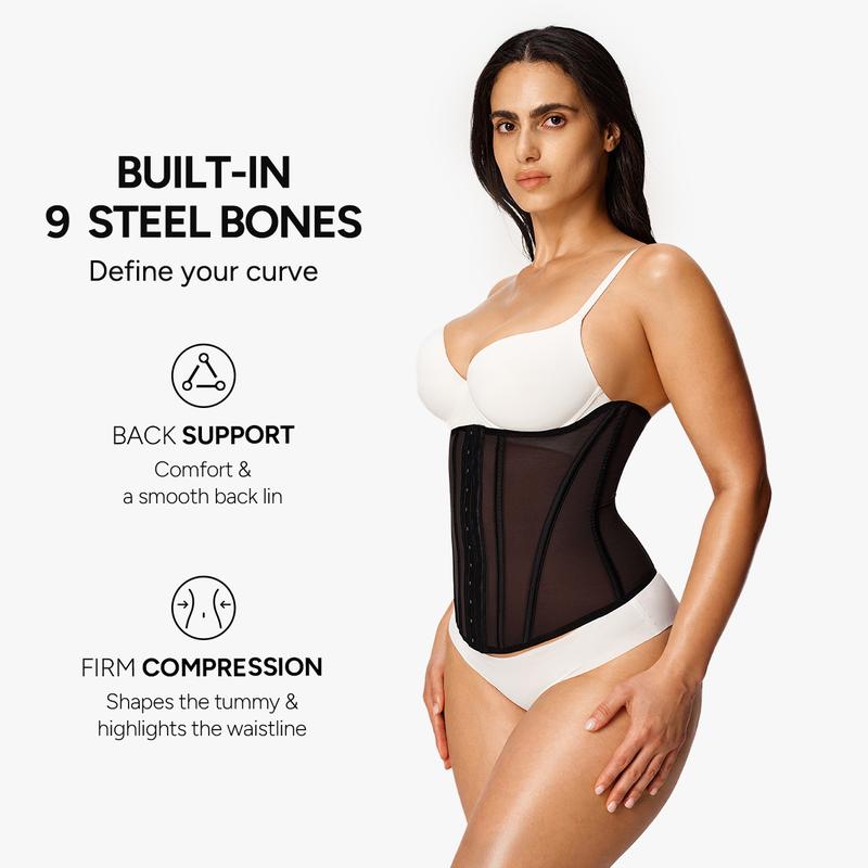 Nebility Women's 3 Belts Sports Belt Shapewear for Daily Gym Basic Minimalist Faja Comfort Womenswear Body Sculpting Compression Workout Waistband Exercise Waistband Corset Waist Shaping Elastic Sport Band Lady