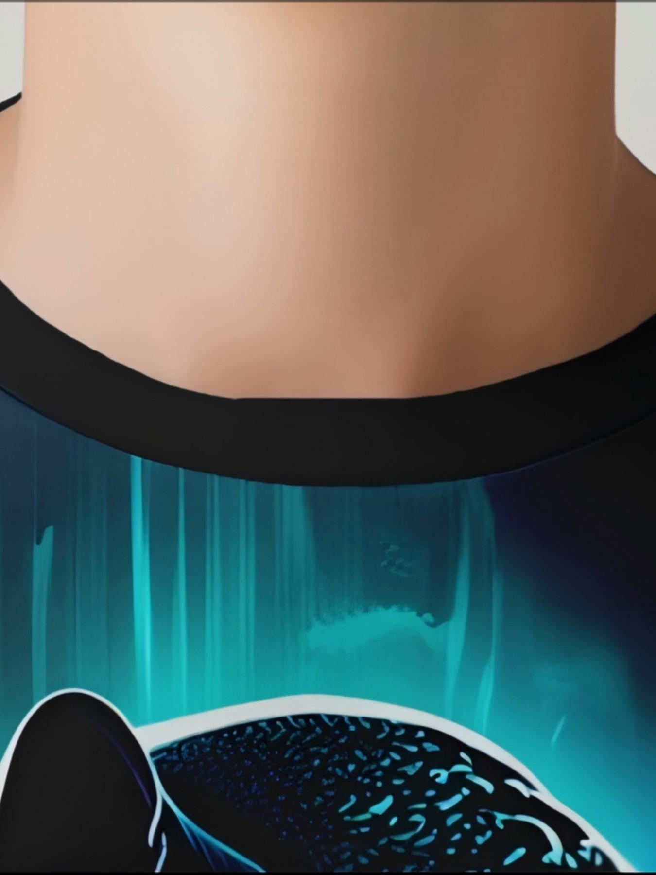 Boy Neon Panther and Car Pattern T-Shirt, Cyberpunk Streetwear, Cool Wave Racing Casual Summer Short Sleeve Top, Teenager Clothing