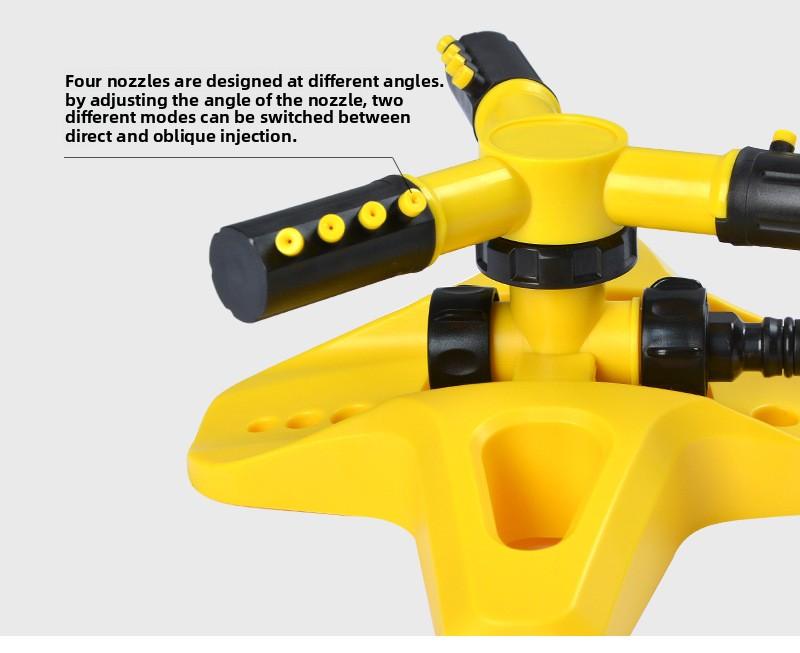 Eco 360-Degree Rotating Automatic Sprinkler for Villas and Gardens, ideal for watering lawns and can be connected in series