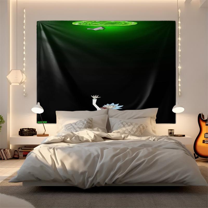 Rick and Morty Pattern Durable Decorative Tapestry for Home Decor, Stylish Room Flag, Unique Wall Art for Living Room and Bedroom, Gift for Kids and Teens Rick and Morty Pattern Durable Decorative Tapestry for Home Decor, Stylish Room Flag, Unique Wall Art for Living Room and Bedroom, Gift for Kids and Teens