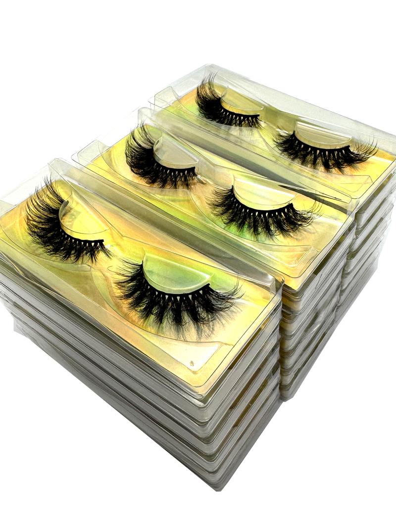 New Eyelash Wholesale 21 Pairs Mixed 3 Styles Faux 3D Mink Lashes Makeup Fluffy Thick False Eyelashes In Bulk Cilios Natural Lashes