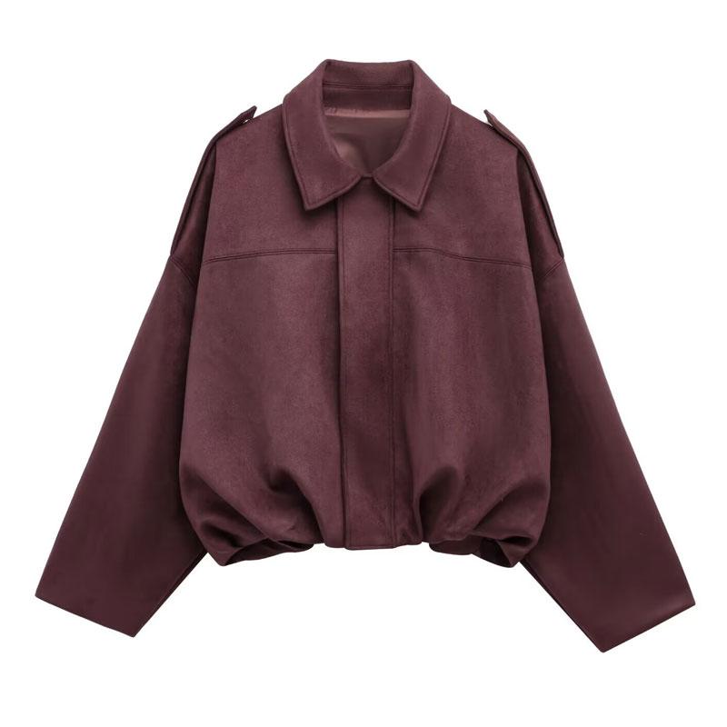 Women's New Aviator Jacket, Casual Zip Up Winter Jacket, Oversized Pilot Jacket Cropped Fit, 2025 Streetwear Short Jacket for Women, Coats, Outerwear, Long Sleeve, Womenswear