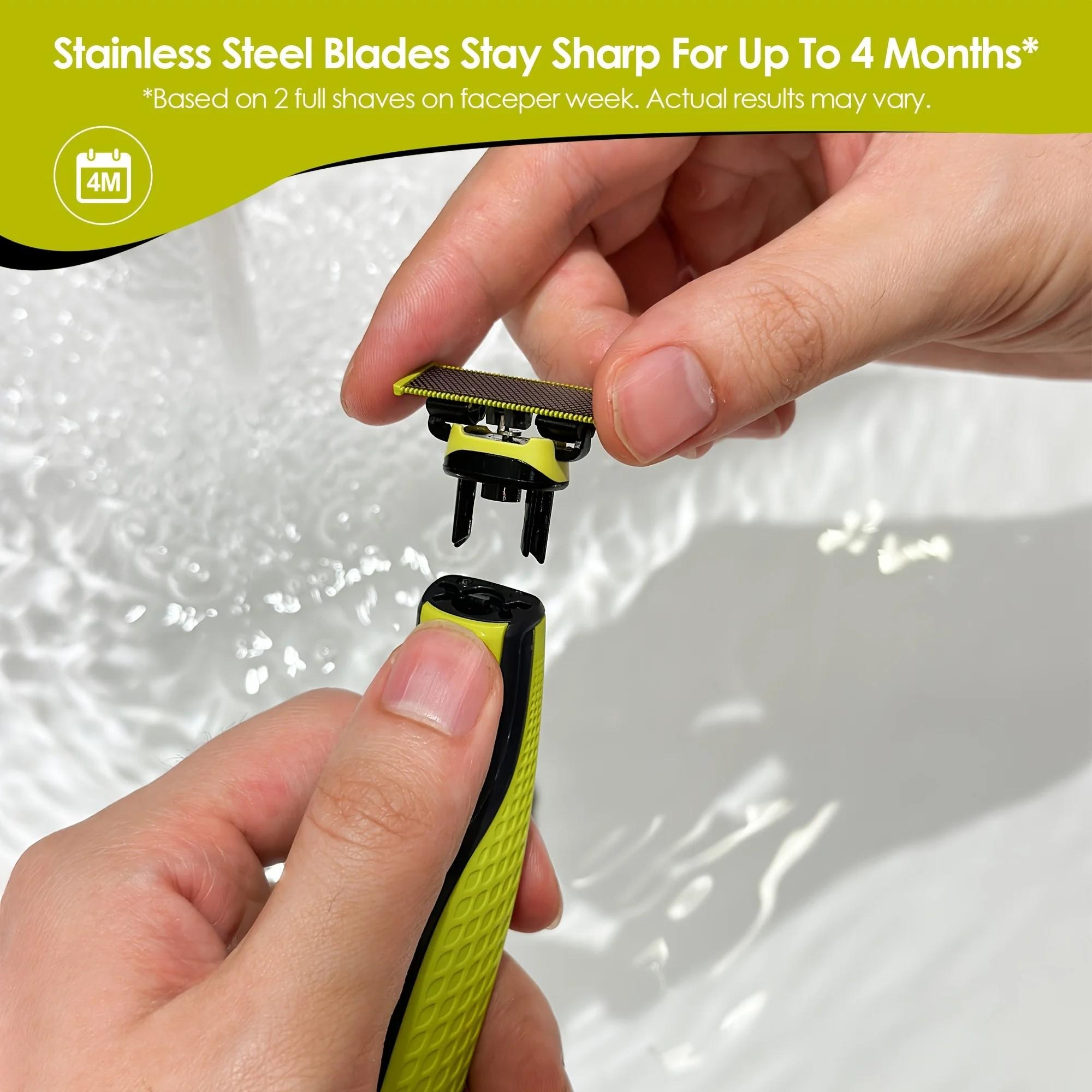 Replacement Small T-Blade Shaver Head, Compatible with Qp2523, 6523, 2527, 2520, Durable Efficient Hair Removal Solution