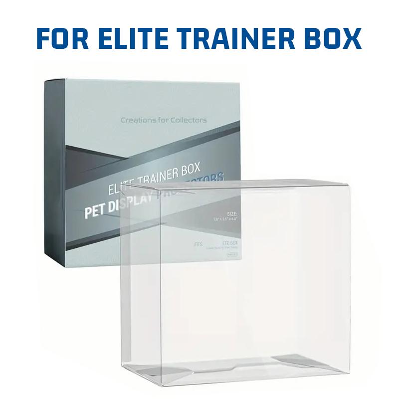 Pet Plastic Etb Protective Case for Elite Training Box, Durable Rectangular Desktop Storage Box, Scratch-Resistant & Shockproof Design, Clear Storage Box