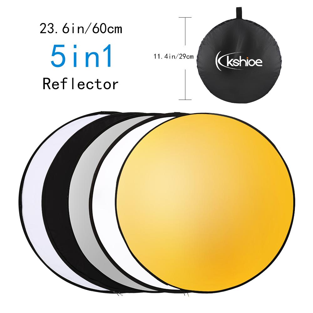 Umbrella Photography Lighting Kit,Soft Light Box Soft Umbrella Plus Five-In-One Reflector Set, Reflective Umbrella Lights Photography Kit for Portrait Studio Video Recording, Filming, Podcast