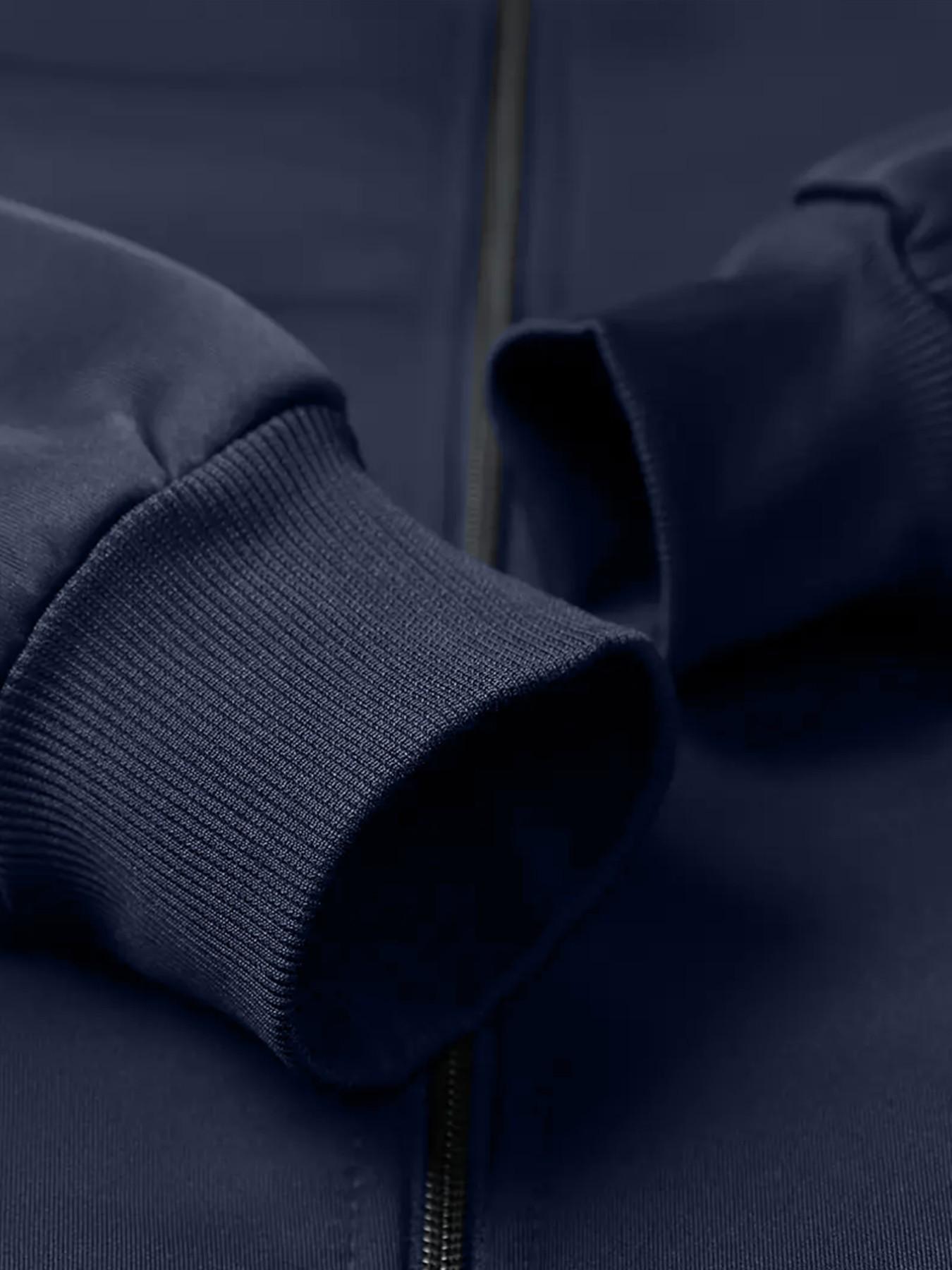 Men's Spring Summer Lightweight Stand Collar Long Sleeve Casual Jacket, American Flag Cross Faith Print, Dual Zipper Pockets, Daily Commute Outdoor Wear