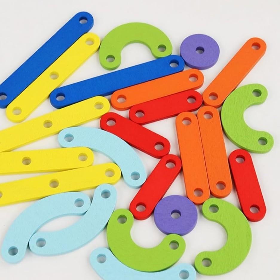 A set of versatile stackable column-shaped children's toys, early education toys, puzzle toys, geometric matching creative game toys, learning toys, holiday gifts, birthday gifts, suitable for children aged 3