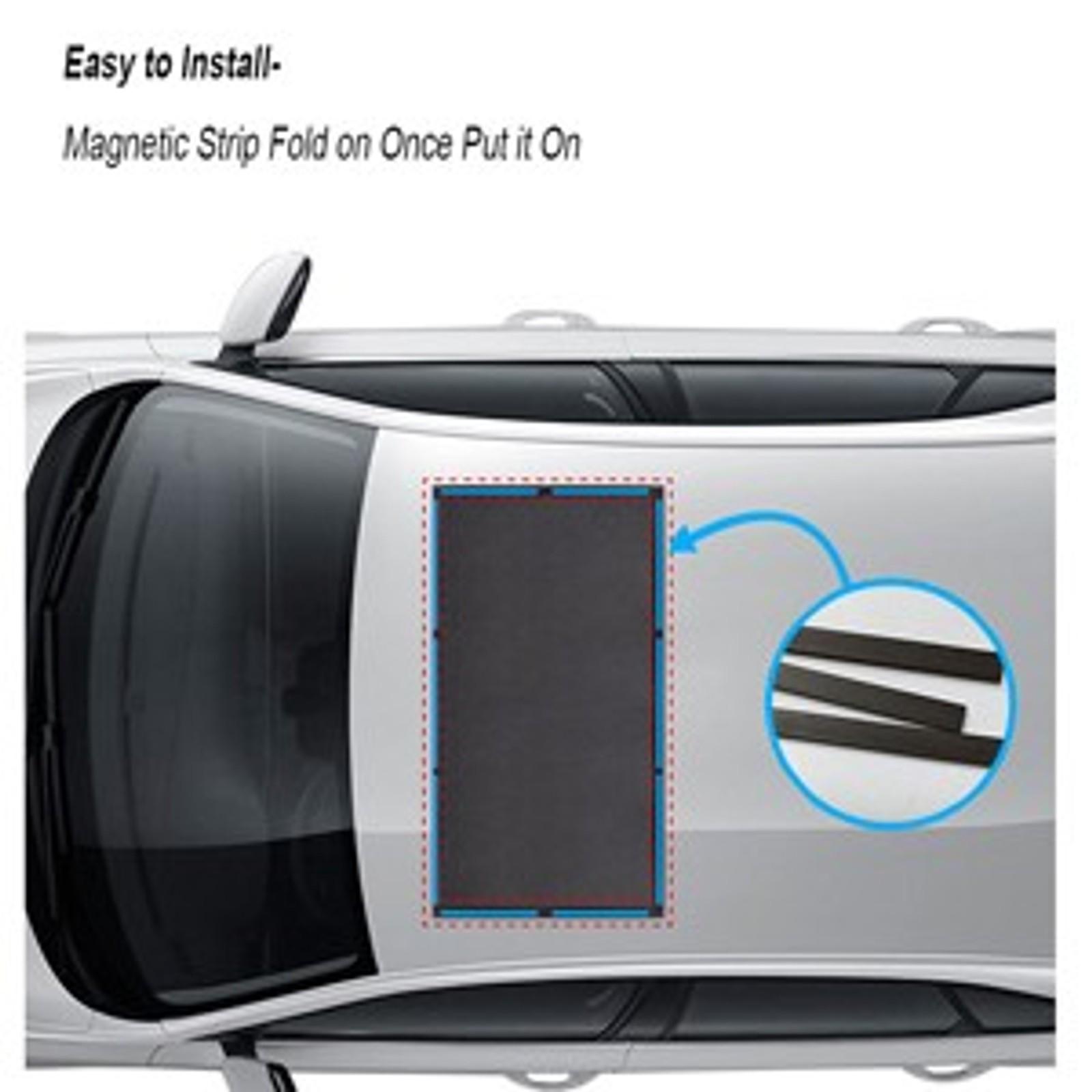 Magnetic Car Sunroof Shade Breathable Mesh Cover for Camping with UV Protection, Quick Install Moonroof & Side Window Sun Shade for SUV Truck Van Car Camping EssentialsGift Magnetic Car Sunroof Shade Breathable Mesh Cover for Camping with UV Protection, Quick Install Moonroof & Side Window Sun Shade for SUV Truck Van Car Camping EssentialsGift
