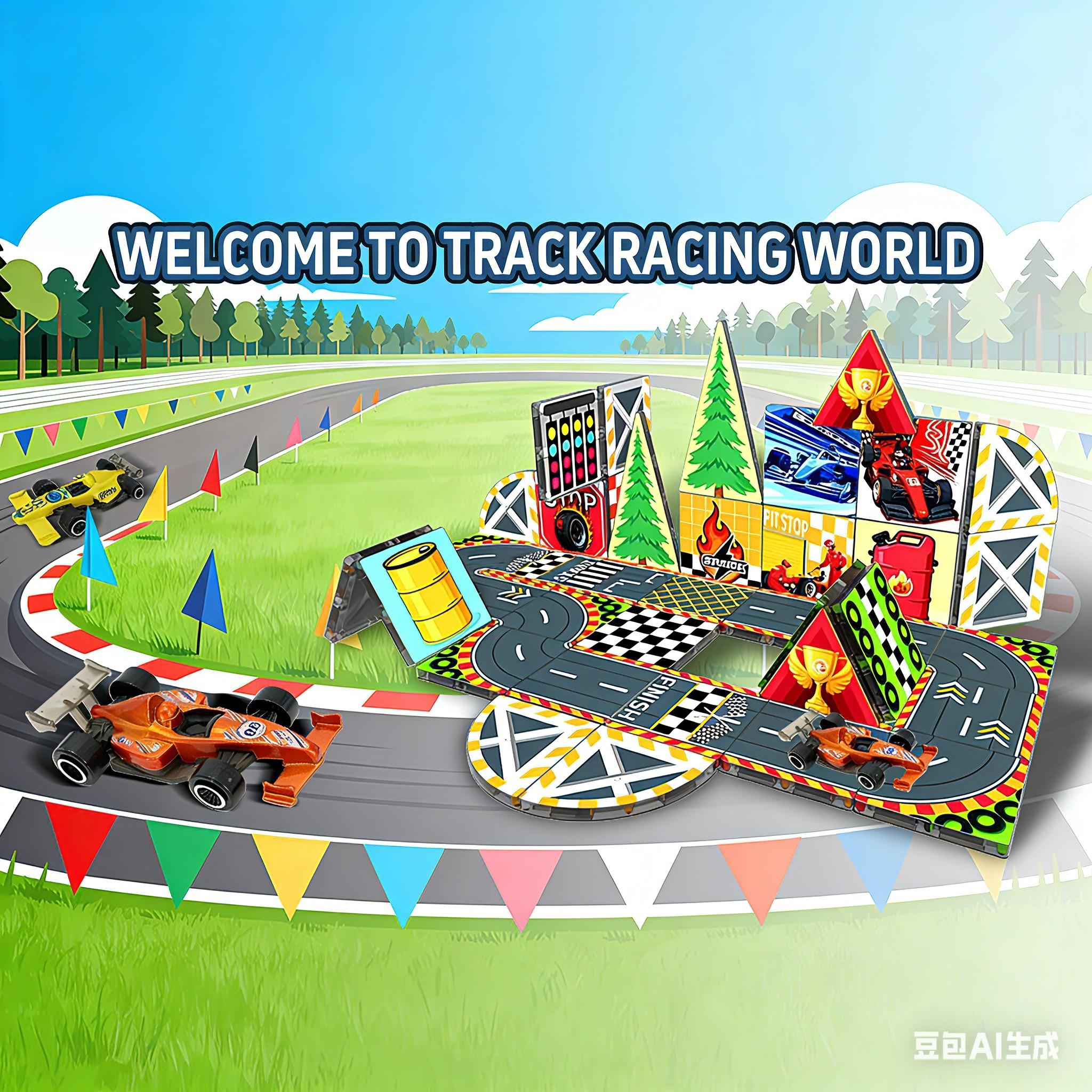 Magnetic Tiles Building Blocks Set, Stem Educational Toy for Kids Ages 3-8 & 4-12, Creative Puzzle Board Gift for Boys Girls