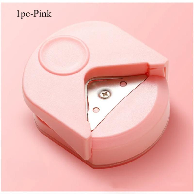 Round Cutting Machine Button Maker, Corner Rounder Punch Portable Paper Cutter, Photo Cutting Tool, Essential Office Supply