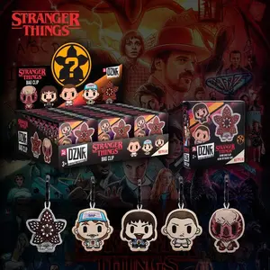 Stranger Things Officially Licensed Blind Box Blind Bag 3D Figurine Bag Clip Charms Eleven Demogorgon Dustin Anime Figure Key