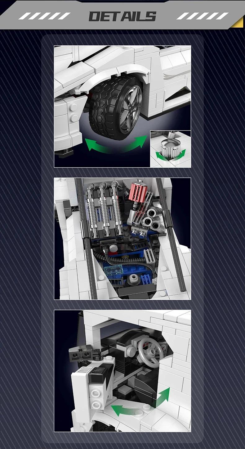 NEW 10036 Technical Car Toys The Knight Truck Building Block Assembly ...