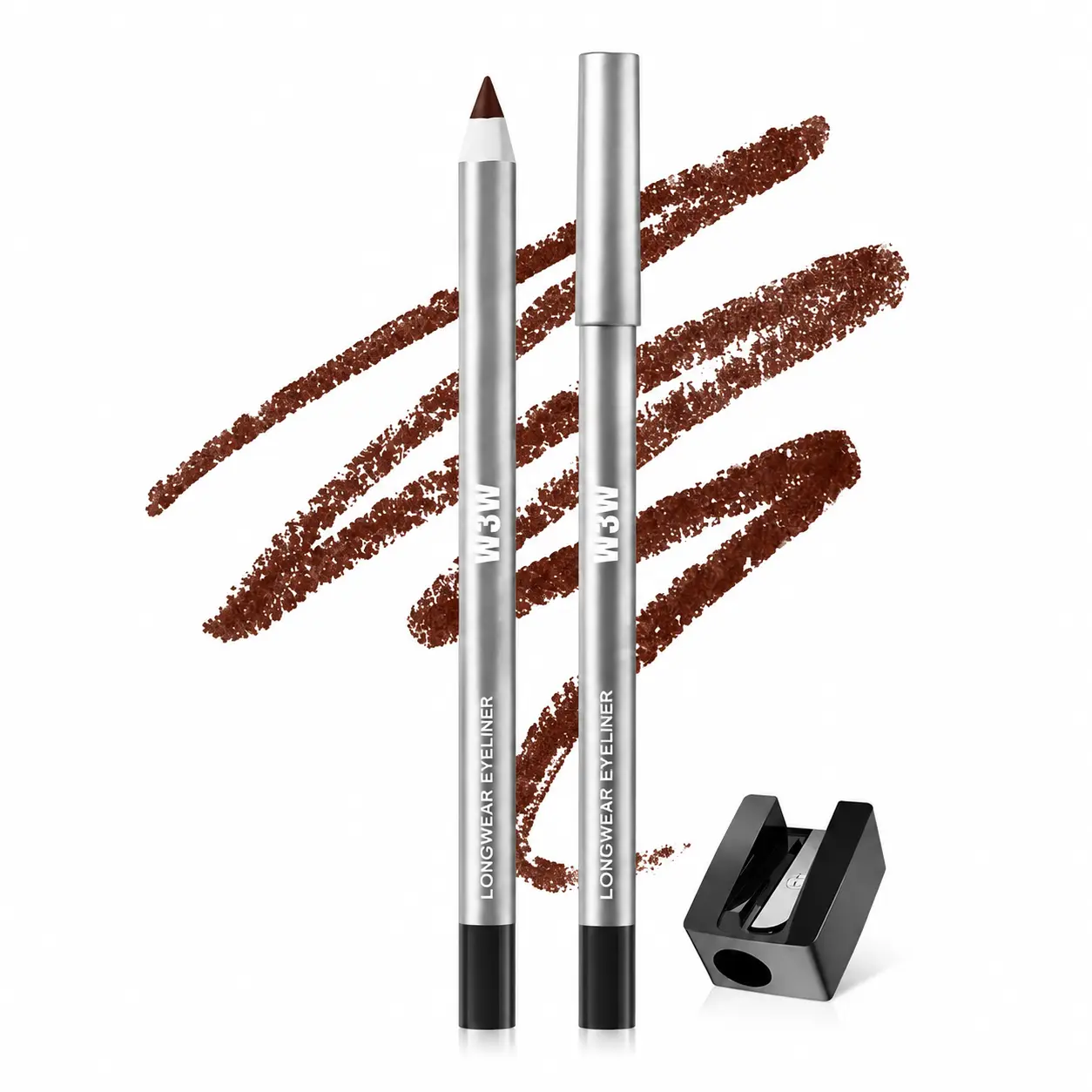 Multi-use Gel Eyeliner & Lipliner Pencil, Waterproof Creamy Glide Smudge-Proof Long Lasting Precision Eye and Lip Liner