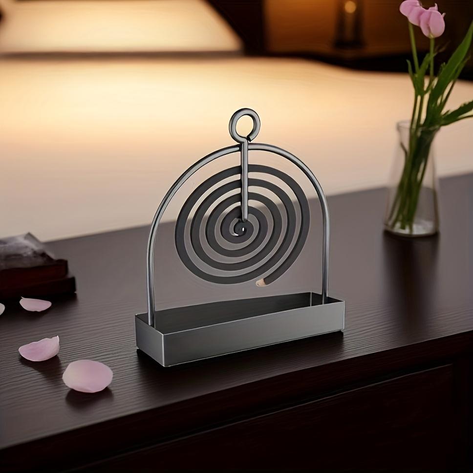 One Mosquito Coil Holder, Made of Metal, Suitable for Hanging Mosquito Coils or Sandalwood Incense, Suitable for Decorating Living Rooms/bedrooms and Outdoor Camping