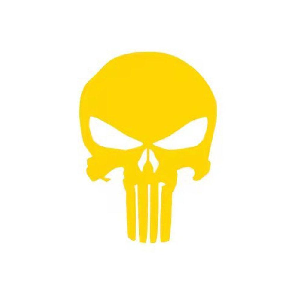 1pc Skull Head Motorcycle Glow Stickers Waterproof Moto Helmet Decoration Motorbike Fuel Tank Side Fairings Decal Accessories