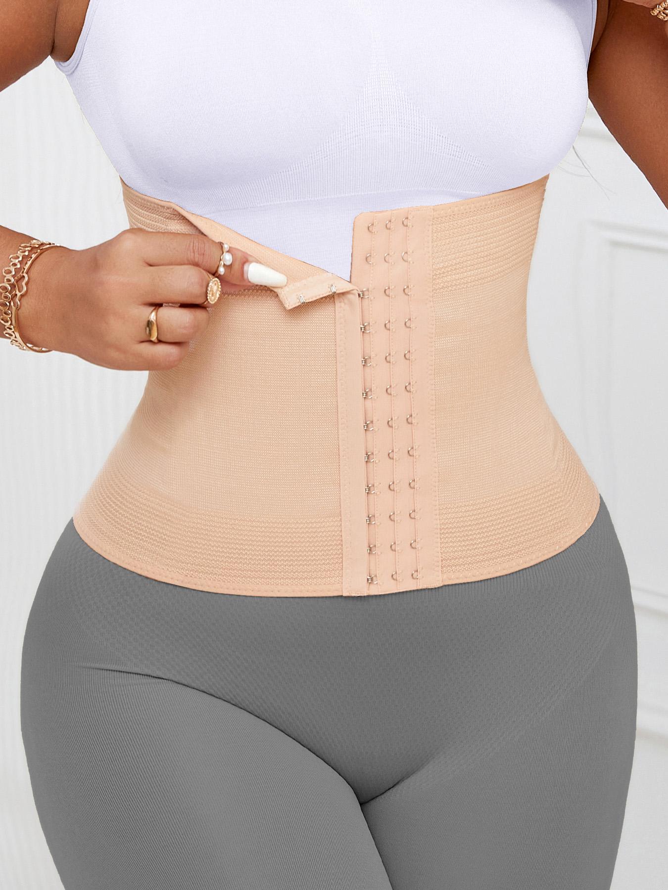 Women's Postpartum Belly Band, 2-Piece Set Abdominal Binder, Waist Trainer Shapewear Belt for Women After Pregnancy, Comfortable & Effective Support