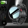 2026 Manly Style Smart Watch for Men - Men's Accessories with LED Lights, Wireless Calls, Messages, Voice Control, Weather, Stopwatch, Timer, iPhone & Android Compatible for Running, Unique Gifts for Adults, Mens Gifts